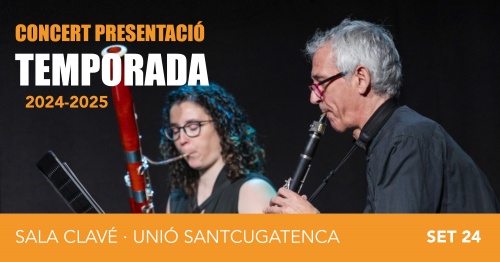Hacer clic para ampliar Concert Presentació Temporada 24-25